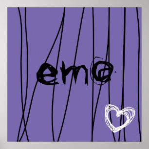 emo liefde 1 poster