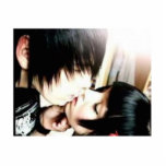 emo-liefde fotobeeldje magneet<br><div class="desc">liefde is het beste waar je om kunt vragen .</div>