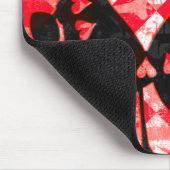 Emo Liefde Hartverf Splatter Muismat (Hoek)