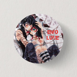 Emo-liefde Ronde Button 3,2 Cm
