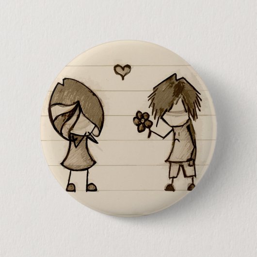 Emo Love Ronde Button 5,7 Cm (Voorkant)