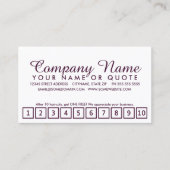 emo - loyaliteitsprogramma klantenkaartje (Voorkant)