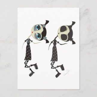 Emo Me en My Emo Shadow Briefkaart
