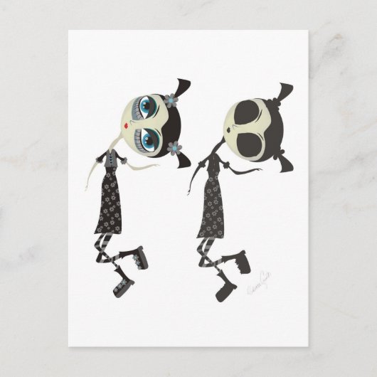 Emo Me en My Emo Shadow Briefkaart (Voorkant)