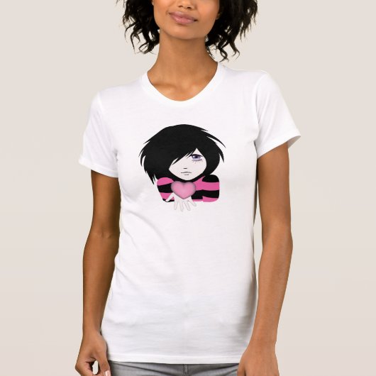 emo meisje of jongen? t-shirt (Voorkant)