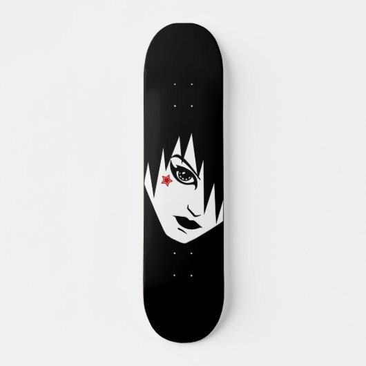 Emo Meisje Skateboard (Voorkant)