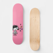 emo-meisje skateboard (Voorkant)