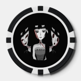 Emo Meisjes Poker Chips