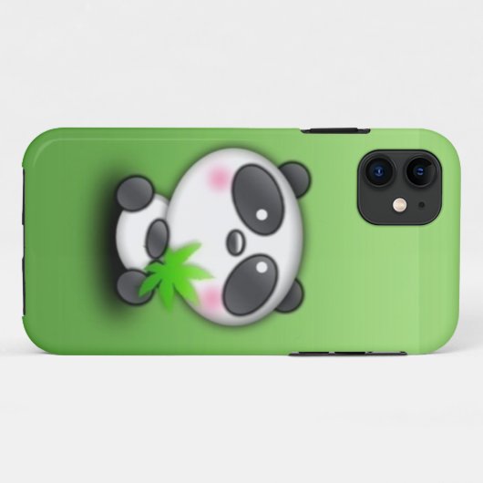 Emo Panda Beer Case-Mate iPhone Case (Achterkant (horizontaal))