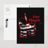 emo pinata briefkaart (Voorkant / Achterkant)