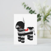 emo pinata briefkaart (Staand voorkant)