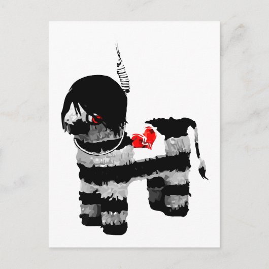 emo pinata briefkaart (Voorkant)