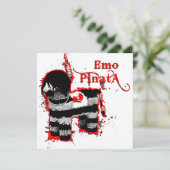 emo pinata kaart (Staand voorkant)