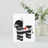 emo pinata kaart (Staand voorkant)
