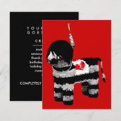 emo pinata kaart (Voorkant / Achterkant)