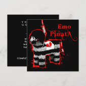 emo pinata kaart (Voorkant / Achterkant)