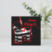 emo pinata kaart (Staand voorkant)