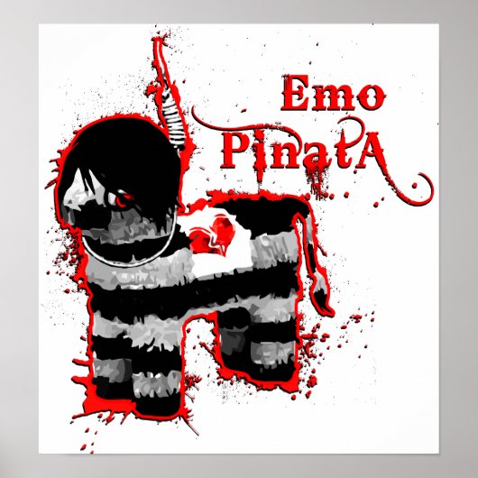 emo pinata poster (Voorkant)