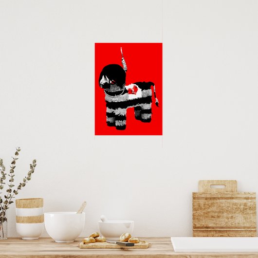 emo pinata poster (Keuken)