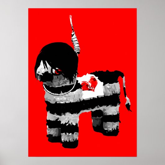 emo pinata poster (Voorkant)