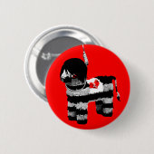 emo pinata ronde button 5,7 cm (Voorkant /achterkant)