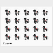 emo piñata ronde sticker (Vel)