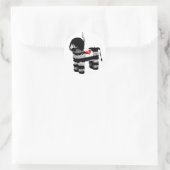 emo piñata ronde sticker (Tas)
