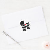 emo piñata ronde sticker (Envelop)