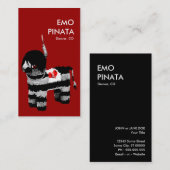 emo pinata visitekaartje (Voorkant / Achterkant)