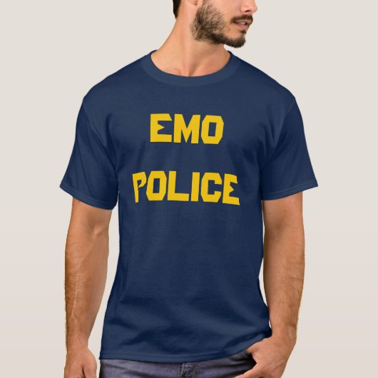 EMO POLICE T-SHIRT (Voorkant)
