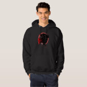 Emo Punk Demonic Girl Hoodie (Voorkant volledig)