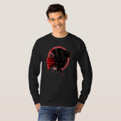 Emo Punk Demonic Girl T-shirt (Voorkant volledig)