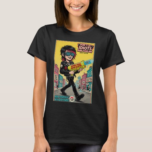 Emo Punk Retro T-shirt (Voorkant)