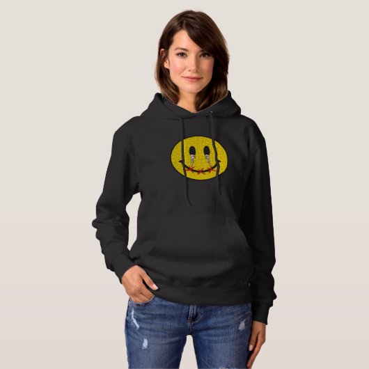 Emo Rap Face Sad Boy Hoodie (Voorkant volledig)