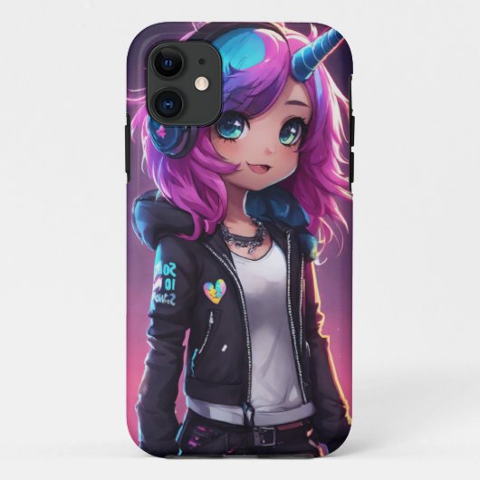 Emo Rock Afbeelding: expressieve artistieke expres Case-Mate iPhone Case (Achterkant)