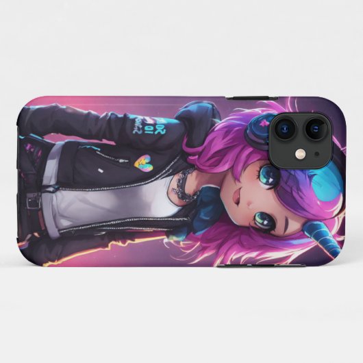 Emo Rock Afbeelding: expressieve artistieke expres Case-Mate iPhone Case (Achterkant (horizontaal))