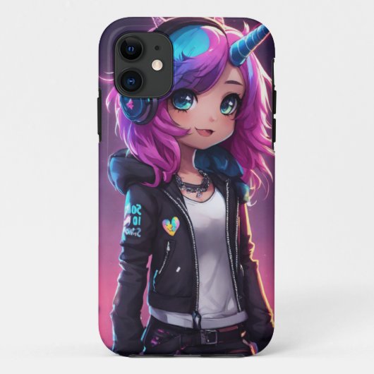 Emo Rock Afbeelding: expressieve artistieke expres Case-Mate iPhone Case (Achterkant)