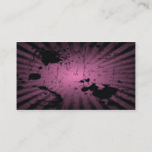 EMO Roze beenderen Visitekaartje (Achterkant)