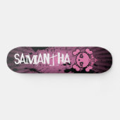 EMO Roze kroesbeenderen Comp Skateboard (Horizontaal)