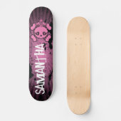 EMO Roze kroesbeenderen Comp Skateboard (Voorkant)