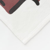 Emo Scence Guitar Domo Y2k Japanese  Fleece Deken (Hoek)