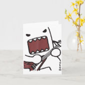 Emo Scence Guitar Domo Y2k Japanese Kaart (Gele Bloem)