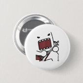 Emo Scence Guitar Domo Y2k Japanese  Ronde Button 5,7 Cm (Voorkant /achterkant)