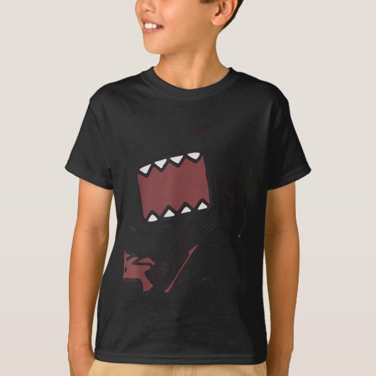 Emo Scence Guitar Domo Y2k Japanese  T-shirt (Voorkant)