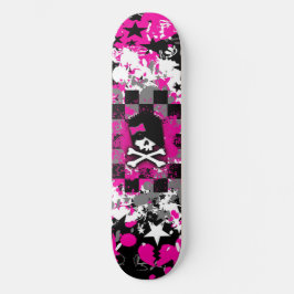 Emo Scène Meisje Skateboard