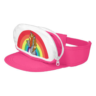 Emo Screamo Unicorn met een regenboog.