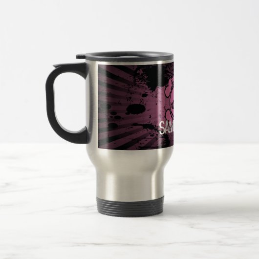 EMO Skull 15 oz. Roestvrij stalen reisbeker (Links)