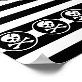 Emo Skull Patch Poster (Hoek)