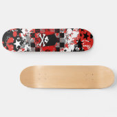 EMO Skull Skateboard Deck (Horizontaal)