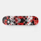 EMO Skull Skateboard Deck (Horizontaal)